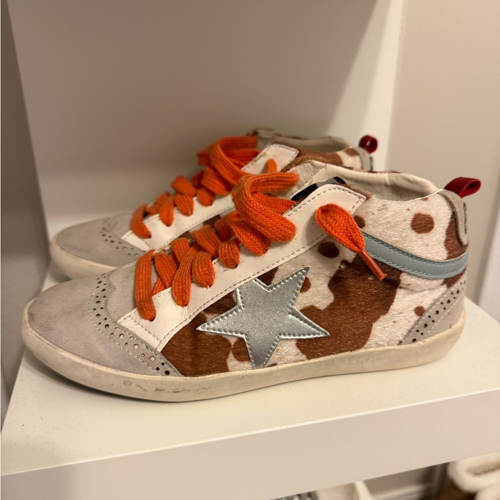 Golden Goose Sneakers with Animal Print